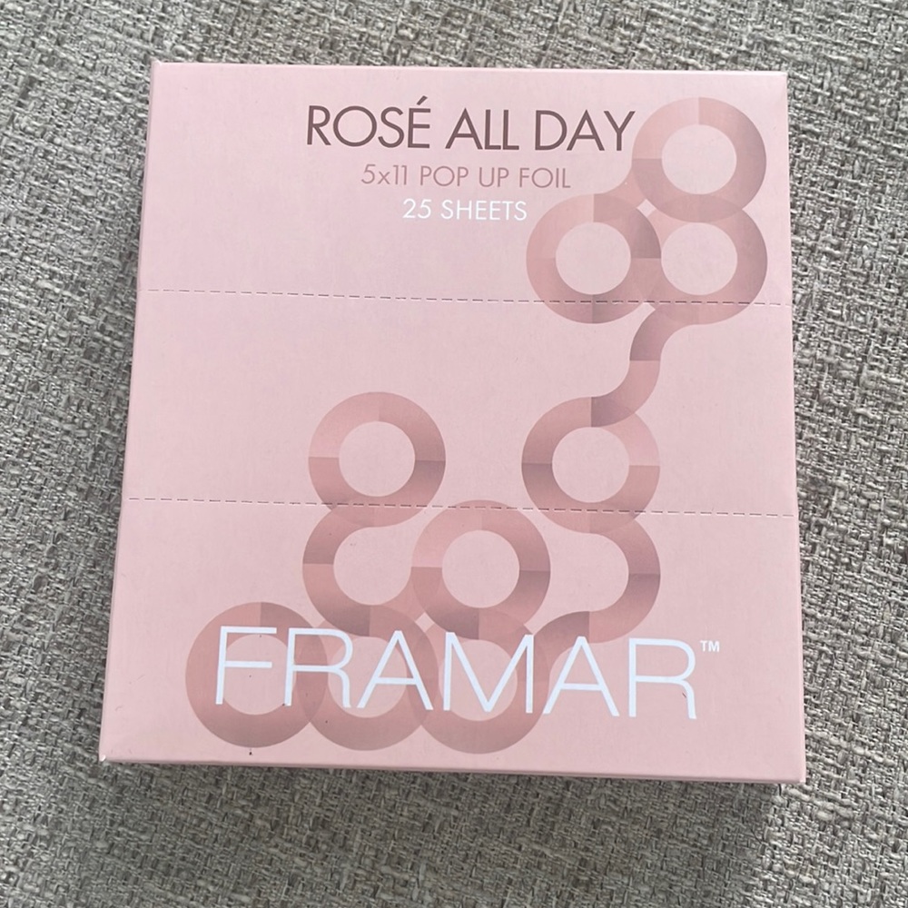 FRAMAR Foils, Rose All Day - 5x11 Embossed, 25 Sheets, BRAND NEW, NEVER USED!!